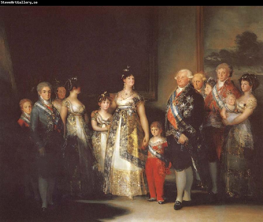 Francisco Goya Charles IV with his family